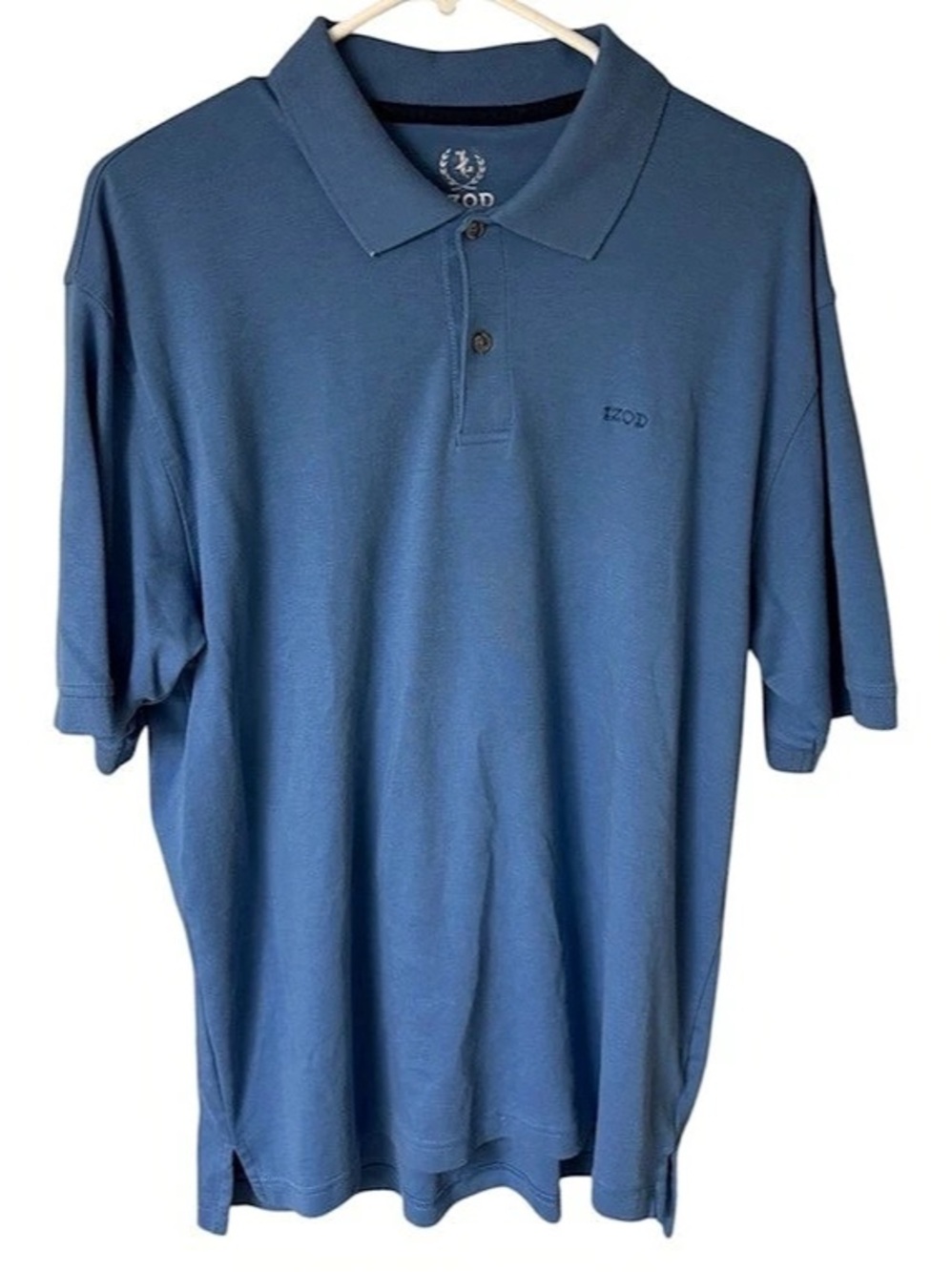 IZOD Advantage Performance Polo Men's Cotton Polo Blue Large